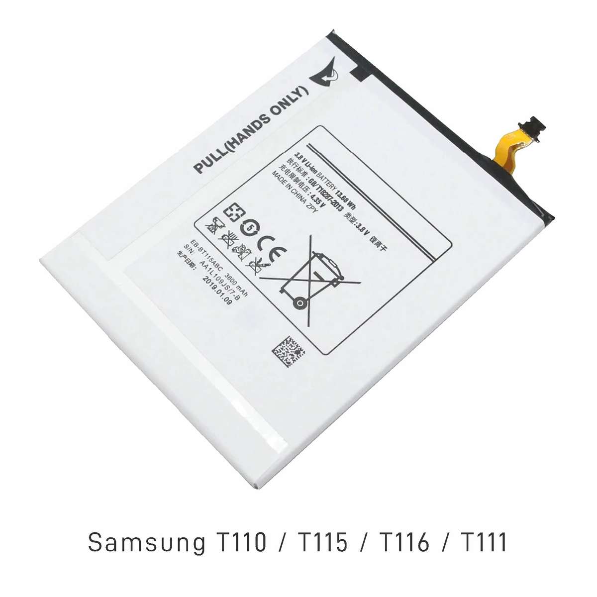 Replacement Battery for Samsung Galaxy Tab 3 Lite 7.0 (2014) T110/T116/T111