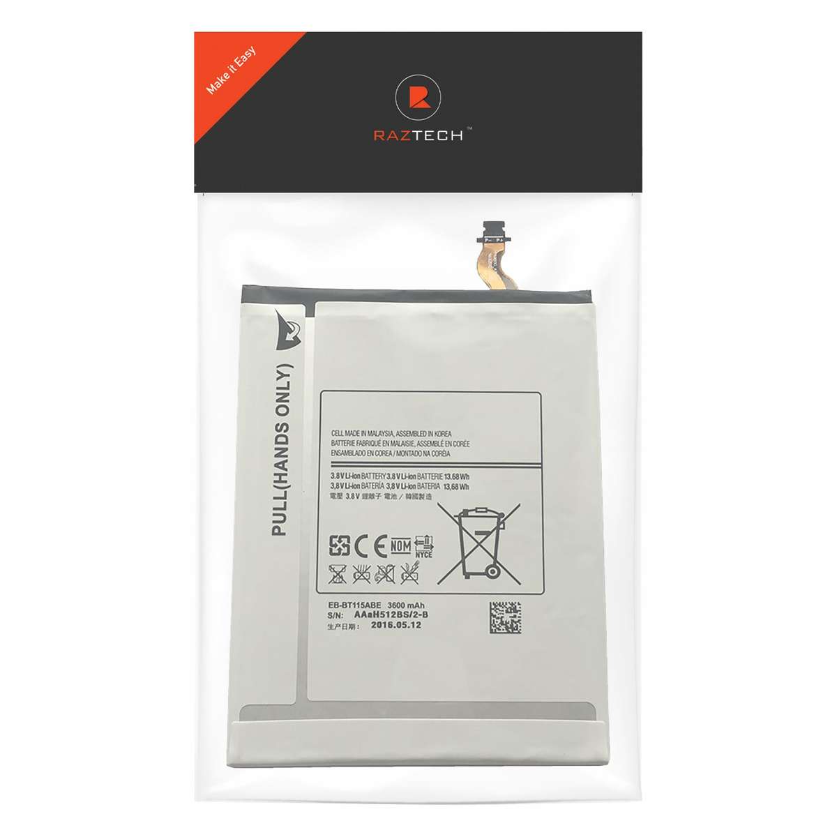 Replacement Battery for Samsung Galaxy Tab 3 Lite 7.0 (2014) T110/T116/T111
