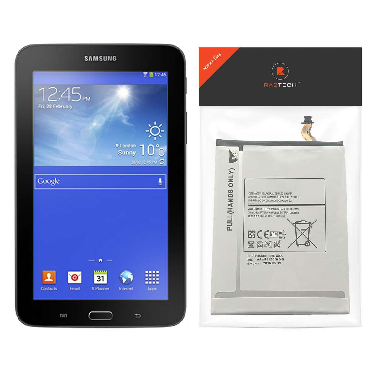 Replacement Battery for Samsung Galaxy Tab 3 Lite 7.0 (2014) T110/T116/T111