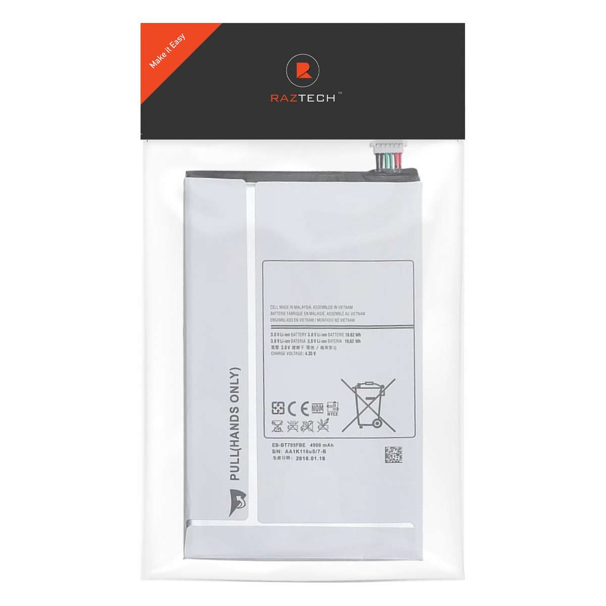 Replacement Battery for Samsung Galaxy Tab S 8.4 (T700/T705)