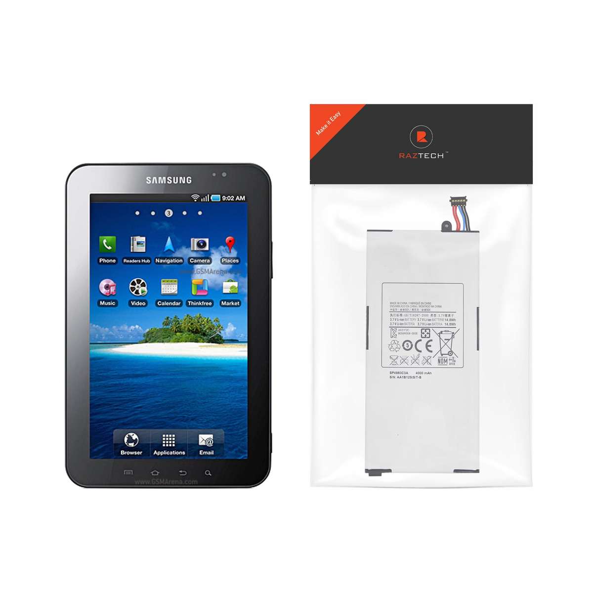 Replacement Battery for Samsung P1000 Galaxy Tab (2010)