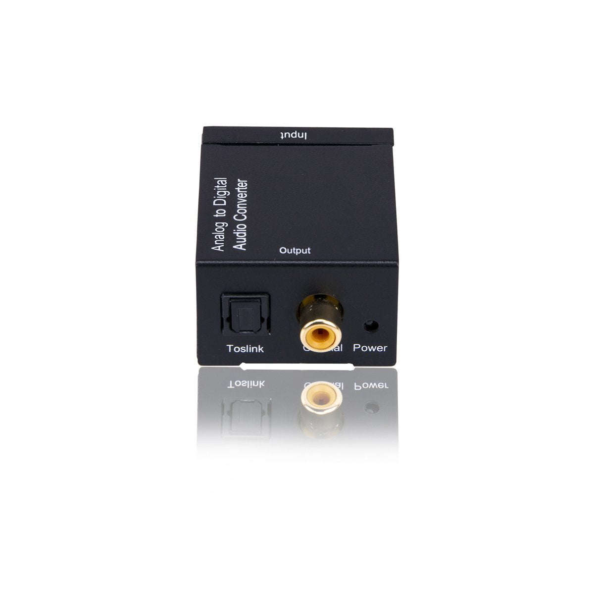 Analog to Digital Audio Converter Adapter for PC DVD Amplifier - Black
