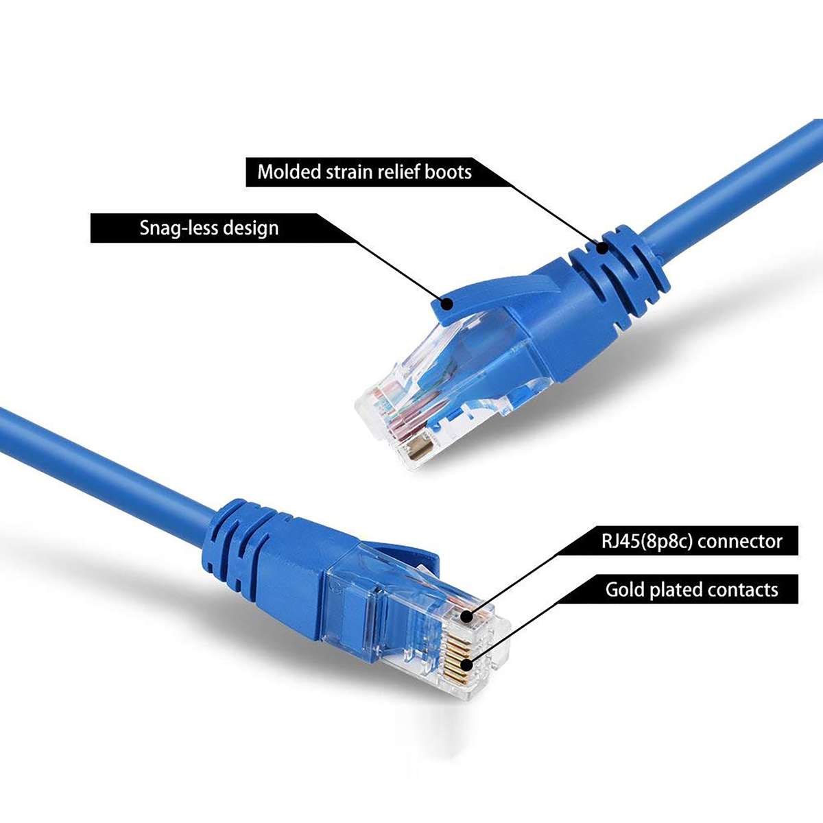 Ethernet Network LAN Universal CAT 6 Cord Patch Cable