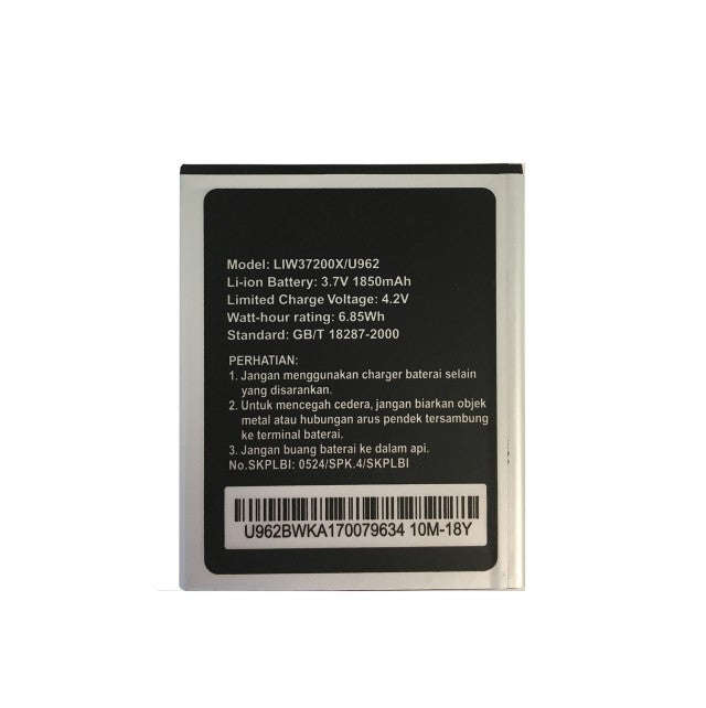 Replacement battery for Hisense U962 Smartphone