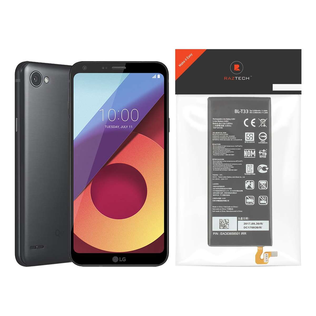 Replacement Battery For LG Q6 (M700N) (2017)