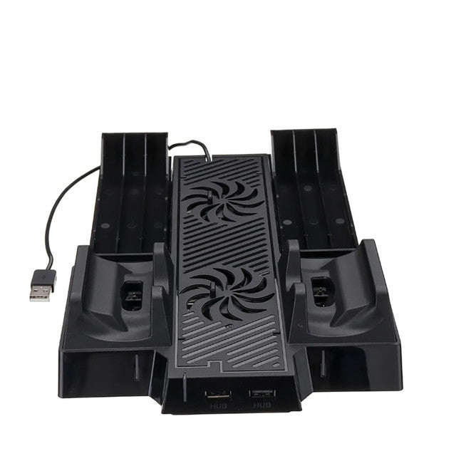 MultiFunctional Stand with Cooling Fan and Charging Dock for Xbox One X