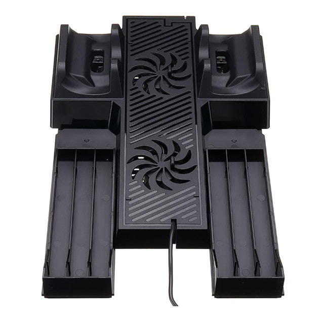 MultiFunctional Stand with Cooling Fan and Charging Dock for Xbox One X