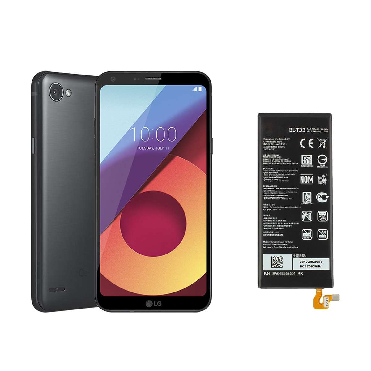 Replacement Battery For LG Q6 (M700N) (2017)