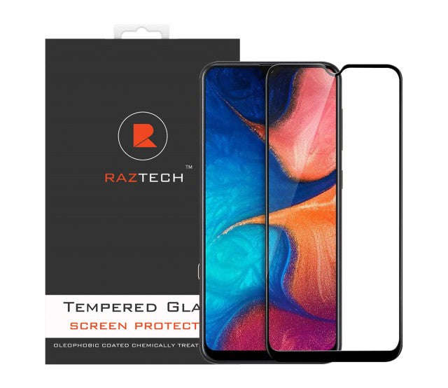 Full Cover Tempered Glass for Samsung Galaxy A20 SM-A205F - by RazTech