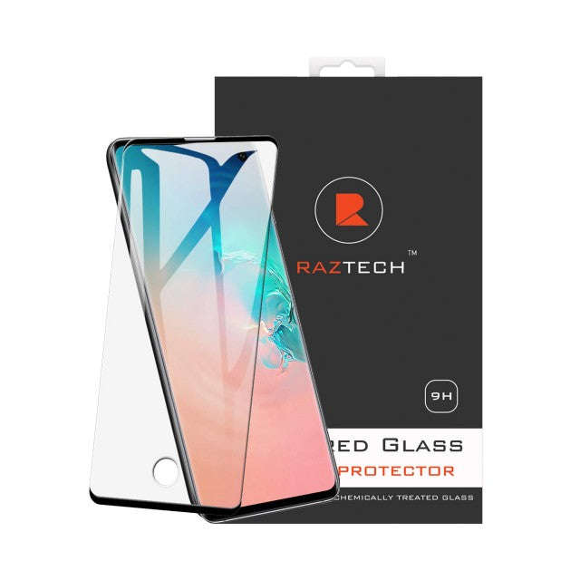 Raz Tech Full Cover Tempered Glass for Samsung Galaxy S10 Plus  SM-G975F