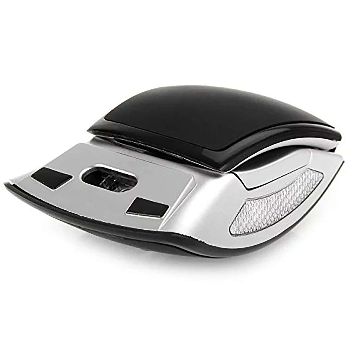 Arc Wireless Mouse for Laptop and PC - Black - Red