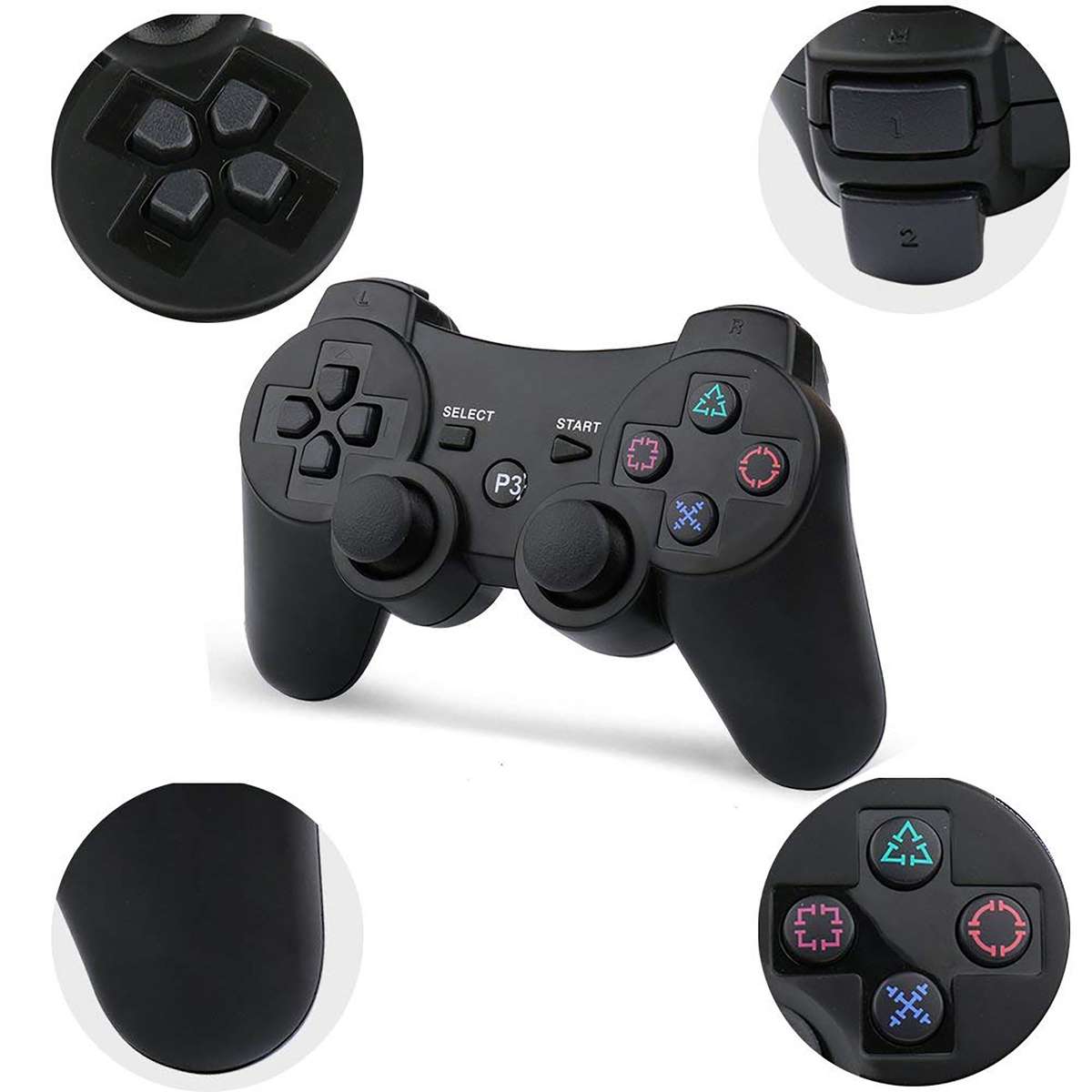 Sony PlayStation 3 PS3 Wireless Double Shock Generic Controller