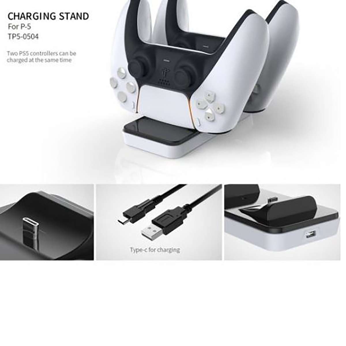 PS5 DUAL Charging Dock for Sony PlayStation 5 (PS5) Controllers
