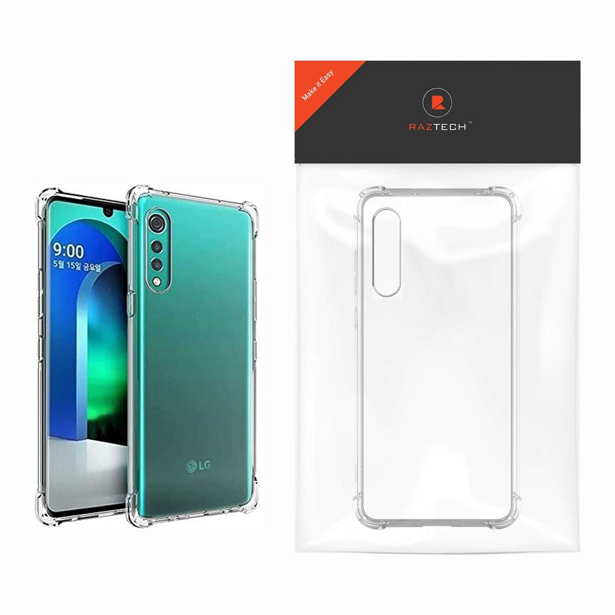 Protective Shockproof Gel Case for LG Velvet 5G (2020)