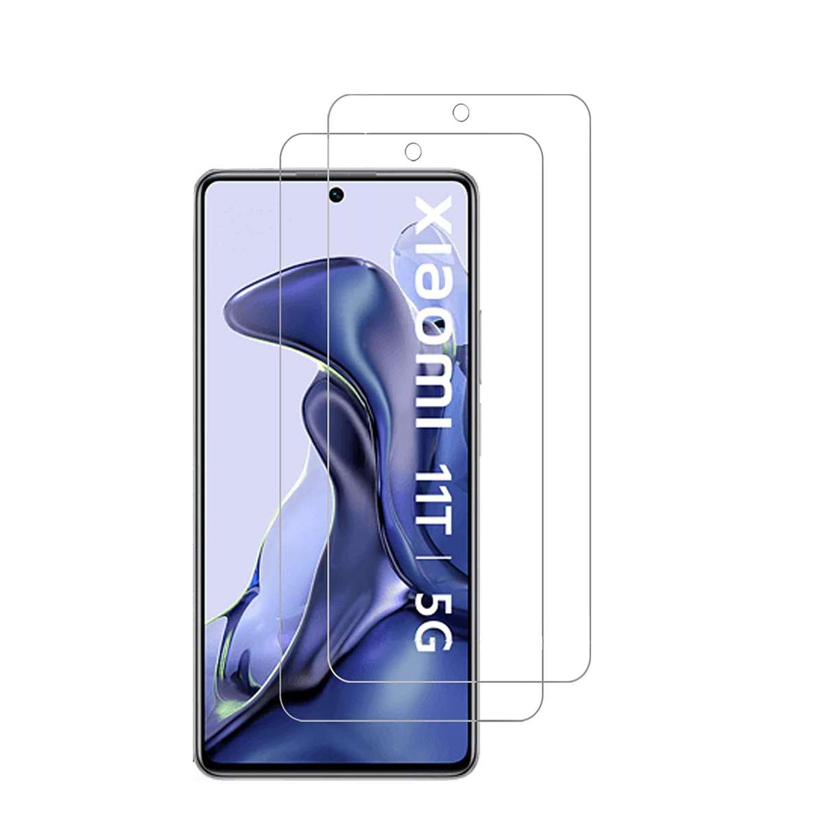 Tempered Glass Screen Protector For Xiaomi 11T Pro (2021) (Pack of 2)