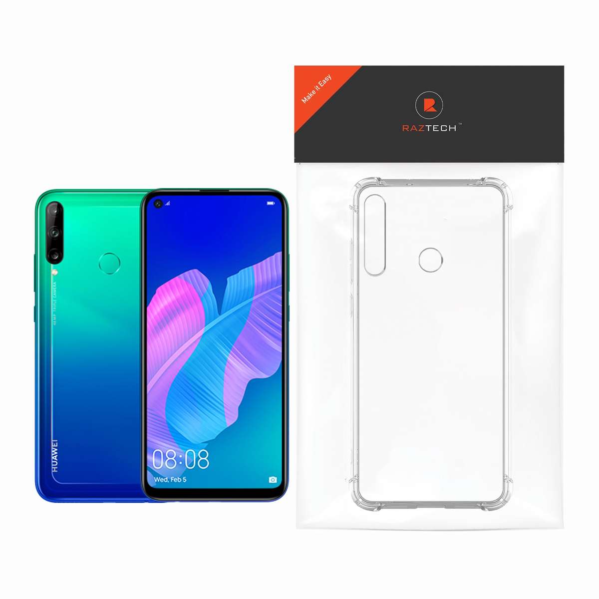 Protective Shockproof Gel Case for Huawei Y7p (2020)