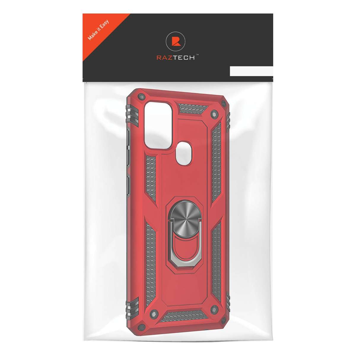 Shockproof Armor Stand Case Samsung Galaxy A21s (SM-A217F) - Black