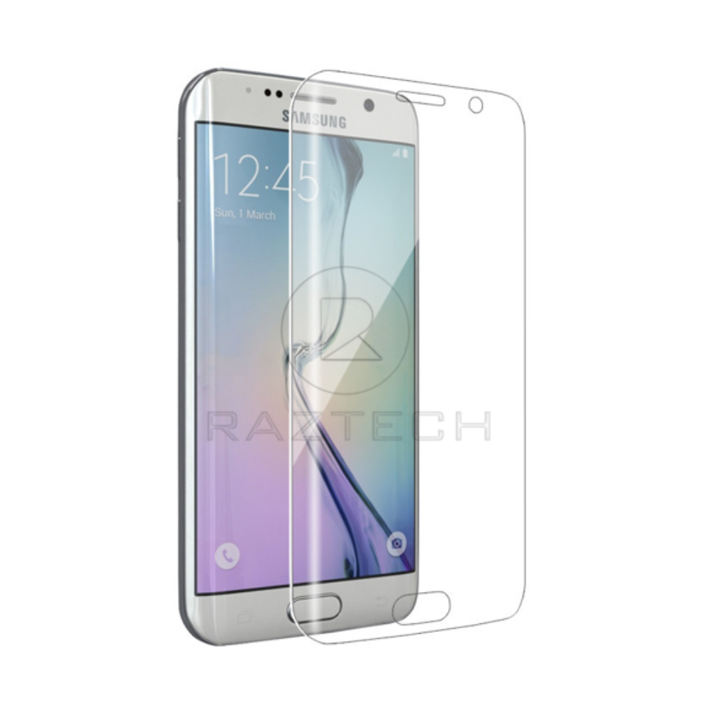 Raz Tech PRO Ashai Curved Tempered Glass Screen Protector for Samsung Galaxy S7 Edge - Co... - Clear