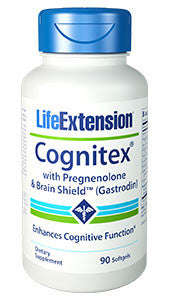 Life Extension Cognitex with Pregnenolone & Brain Shield