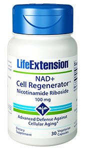 NAD+ Cell Regenerator 100 mg, 30 vegetarian capsules