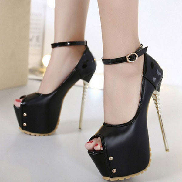 Casual Patchwork PU Pumps