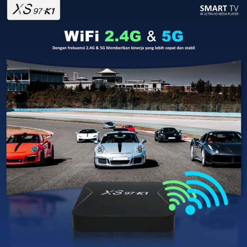 Xs 97 K1 Android 10 4K TV Box 2GB Ram 16GB ROM Dual Wifi TV Box