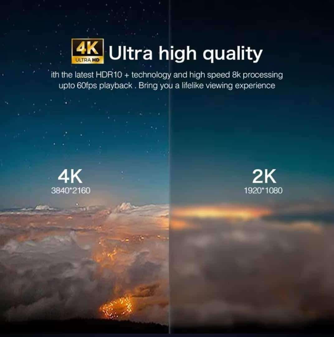 Xs 97 K1 Android 10 4K TV Box 2GB Ram 16GB ROM Dual Wifi TV Box