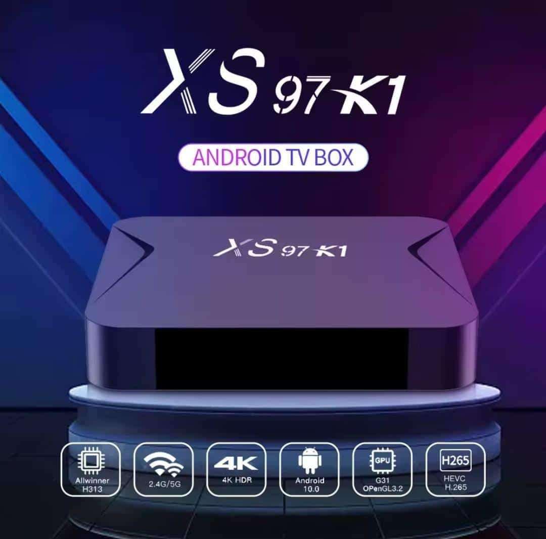 Xs 97 K1 Android 10 4K TV Box 2GB Ram 16GB ROM Dual Wifi TV Box
