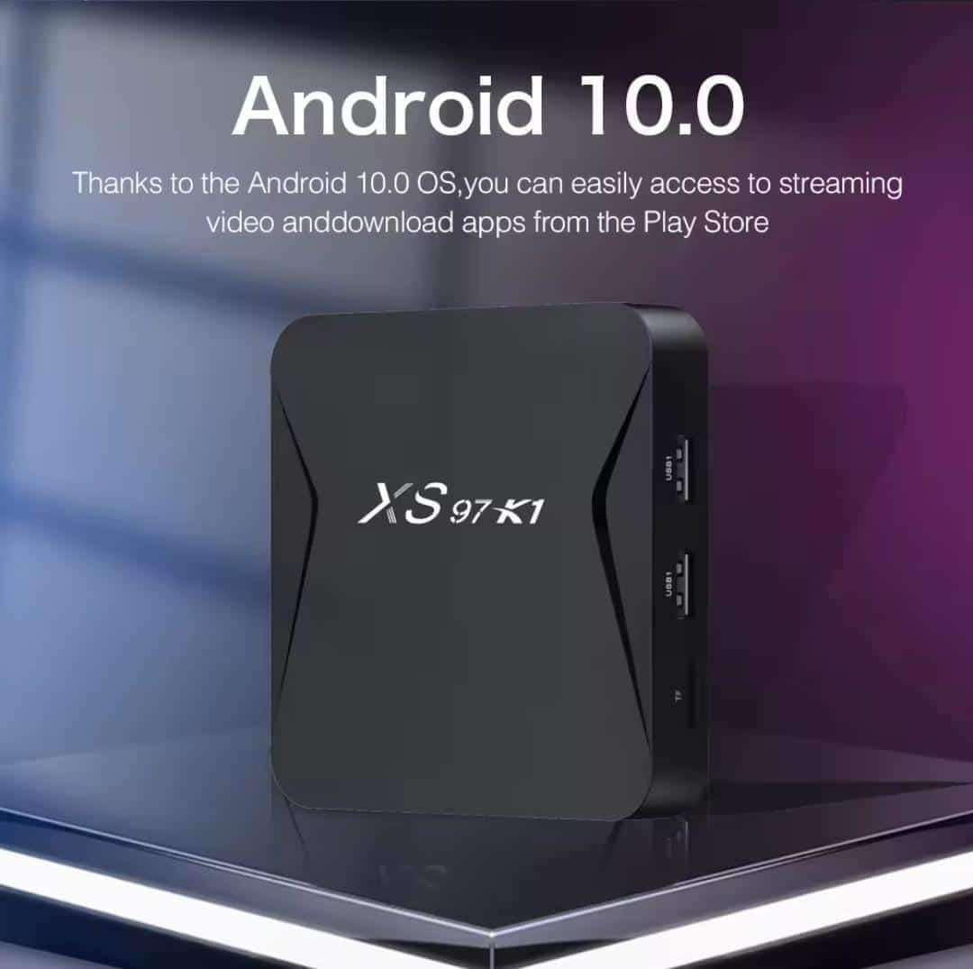 Xs 97 K1 Android 10 4K TV Box 2GB Ram 16GB ROM Dual Wifi TV Box