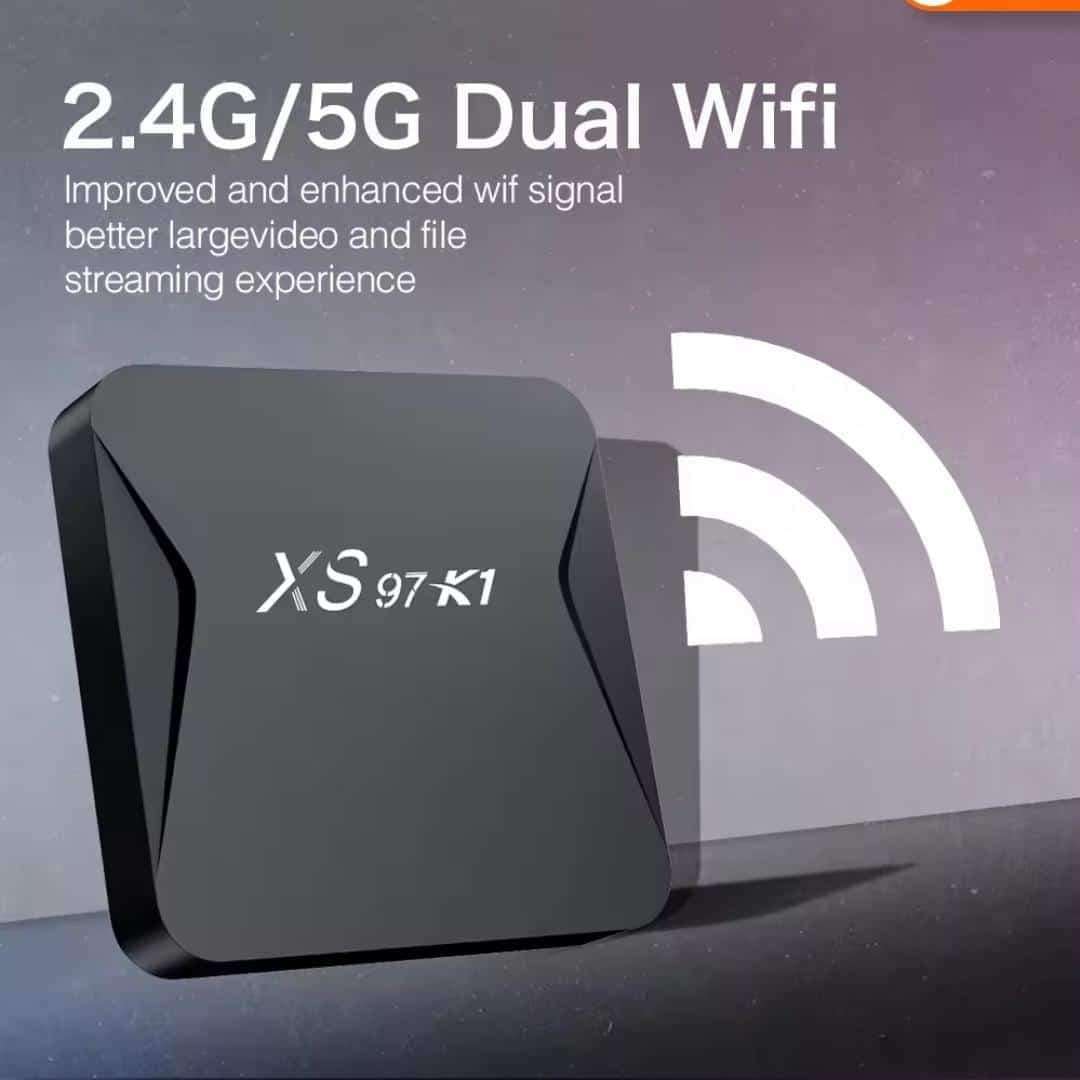 Xs 97 K1 Android 10 4K TV Box 2GB Ram 16GB ROM Dual Wifi TV Box