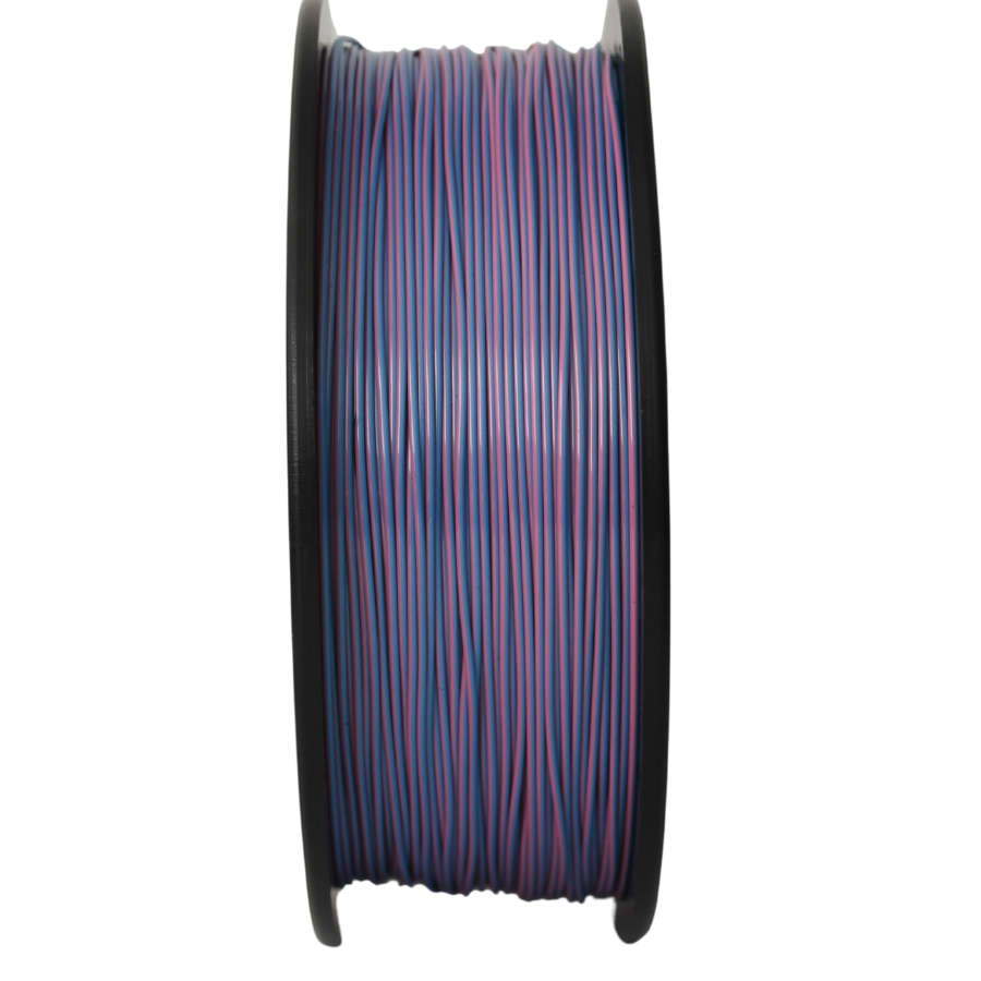 FIL X PLA Dual Silk Fuchsia and Blue  1.75mm 1kg