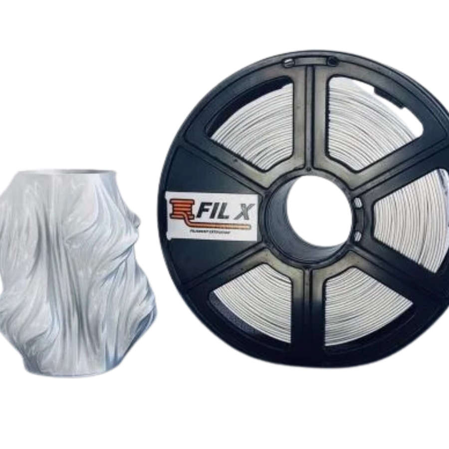 FIL X PLA Silk Silver 1.75mm 800gram