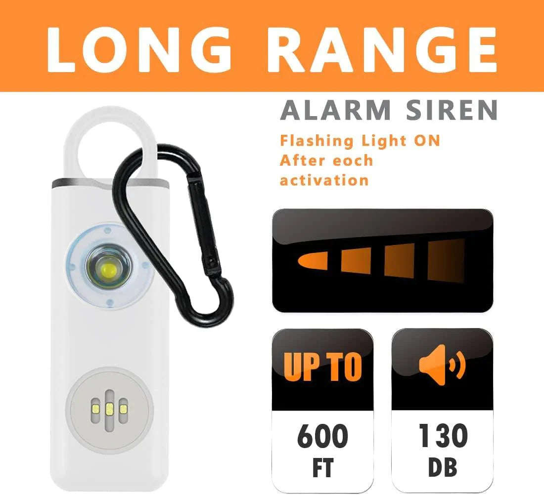 White LED Personal Alarm (Pre-Order)