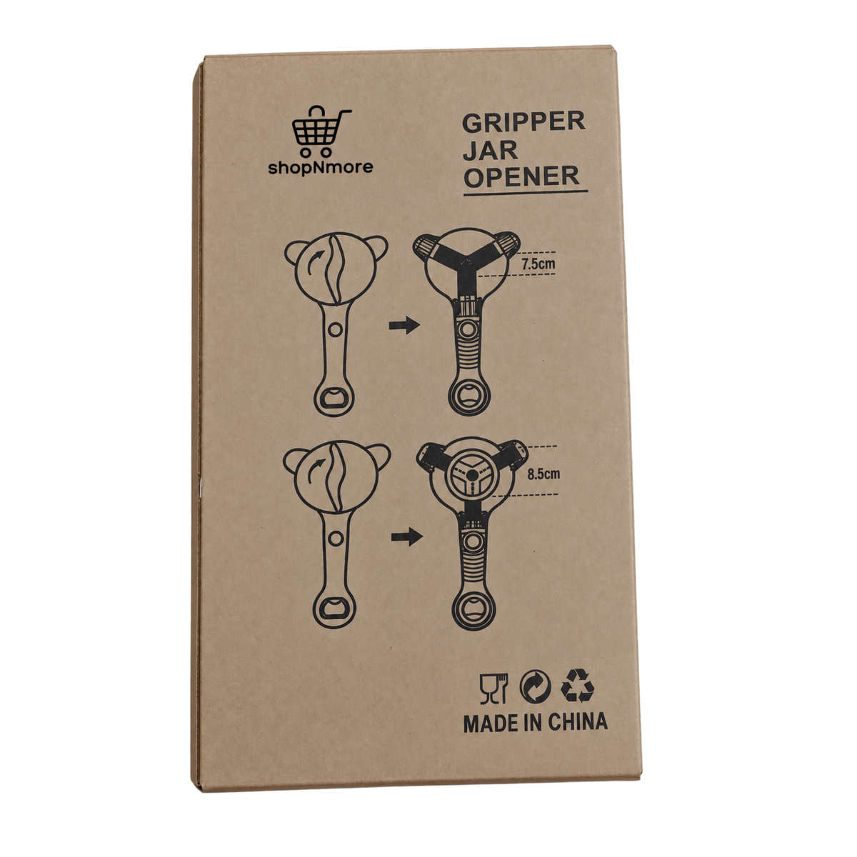4-in-1 Stainless Steel Jar Opener for Seniors & Arthritic Hands
