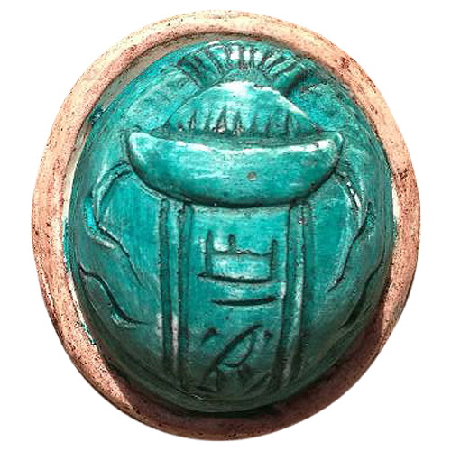 Canny Casts - Statue - Scarab - Turquoise