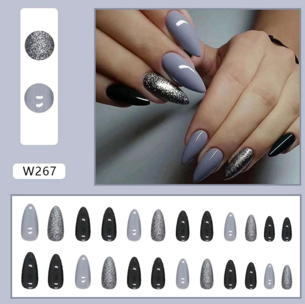 Stormmarked Press On Nails