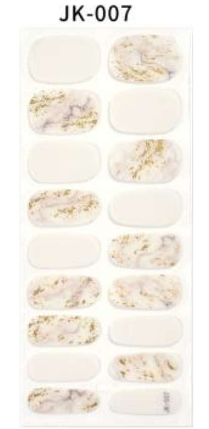 Pearl & Marble Gel Nail Strips