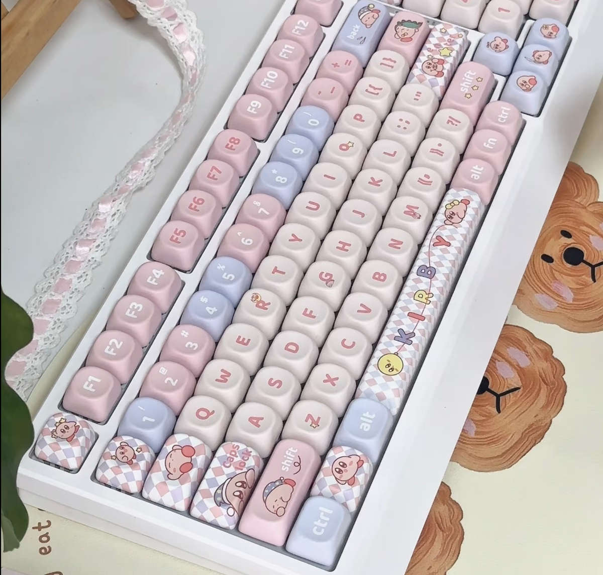 Kirby Cute Mechanical Keyboard