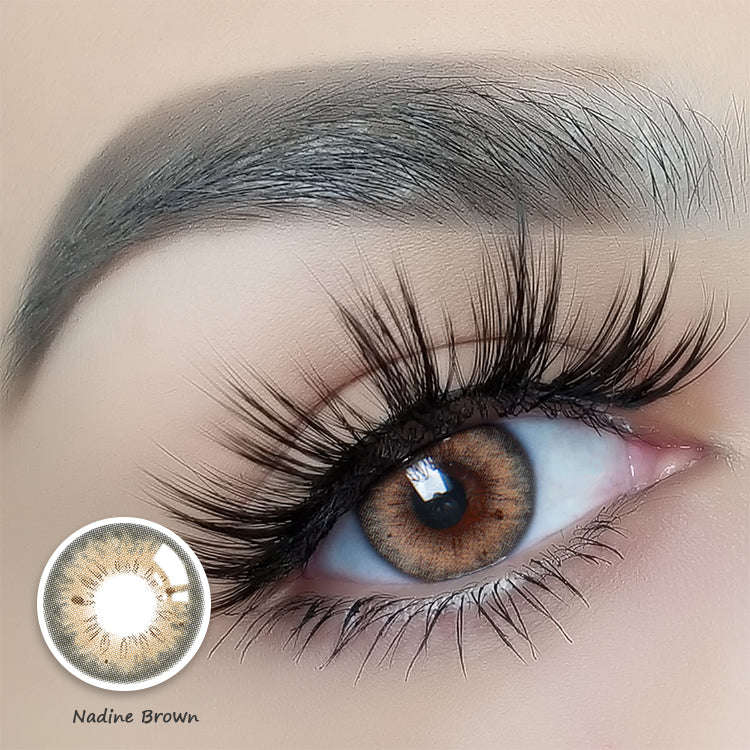Meetone Nadine Brown Contact Lenses