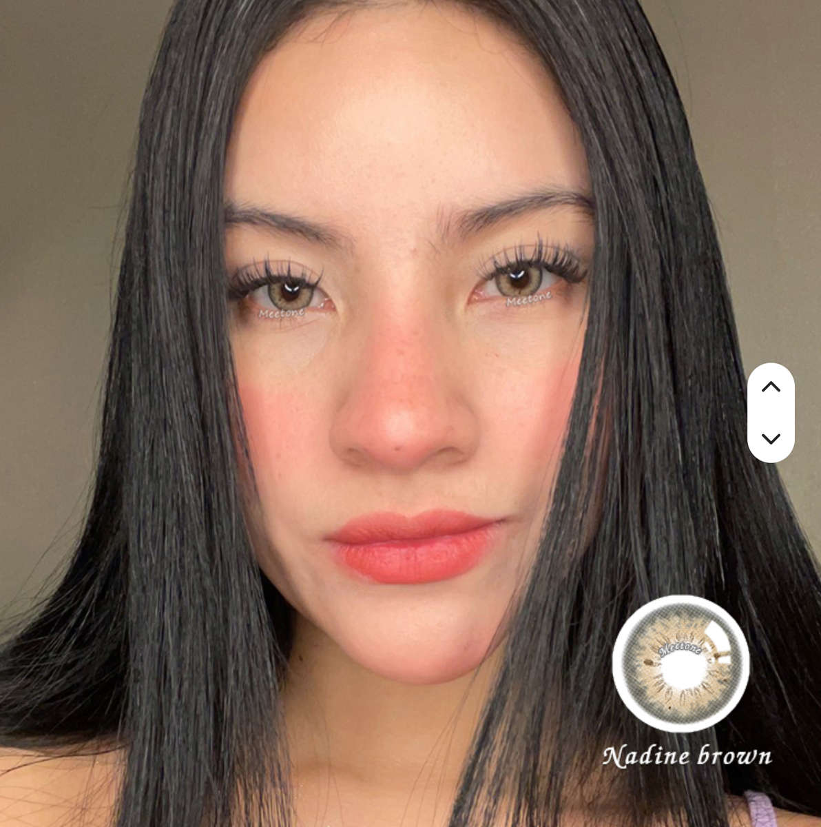 Meetone Nadine Brown Contact Lenses