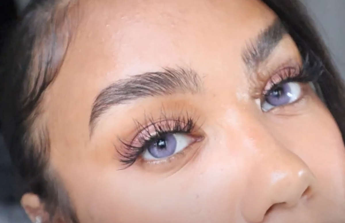 Meetone Monica Violet Yearly Contact Lens