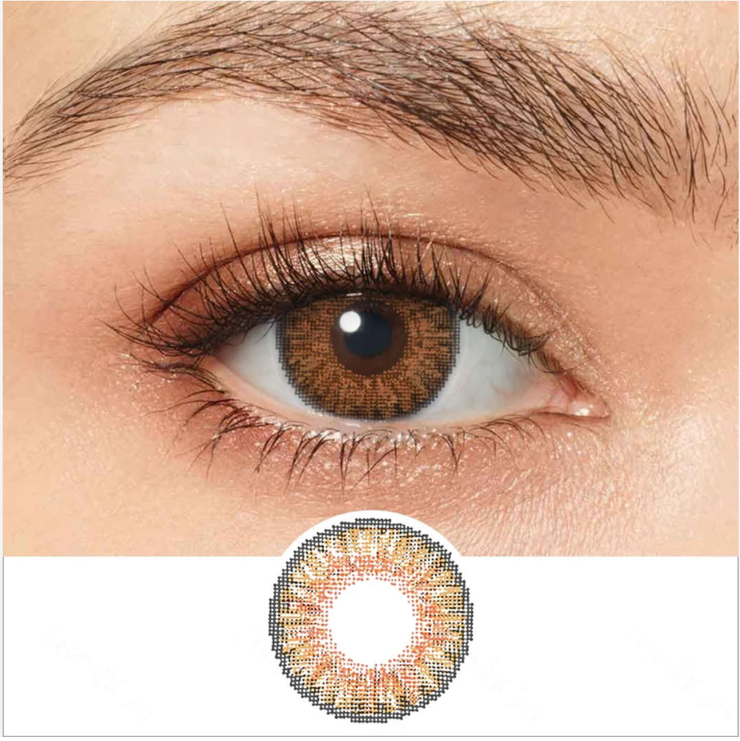 3 Tone Honey Yearlies Colored Contact Lens