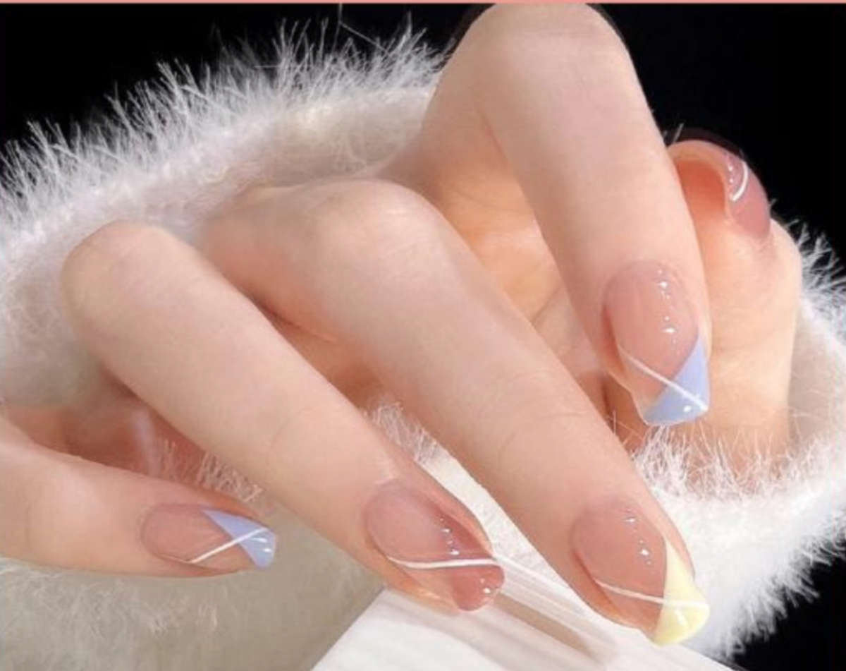 Blushing Bride Press On Nails