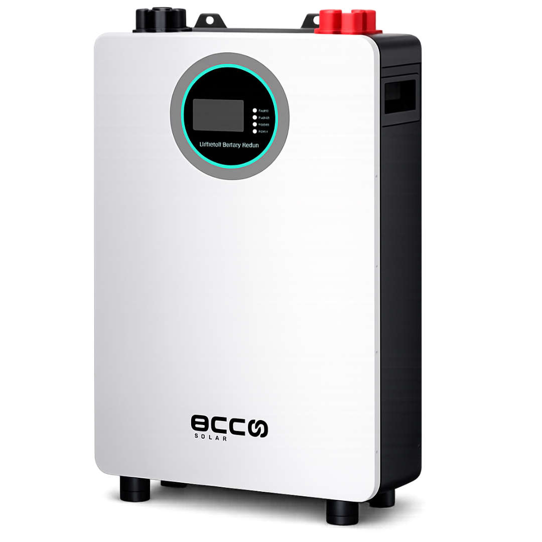 ECCO 51.2V 100AH 5.12KWH LITHIUM BATTERY ME51100 SE WALL-MOUNTED / STAND