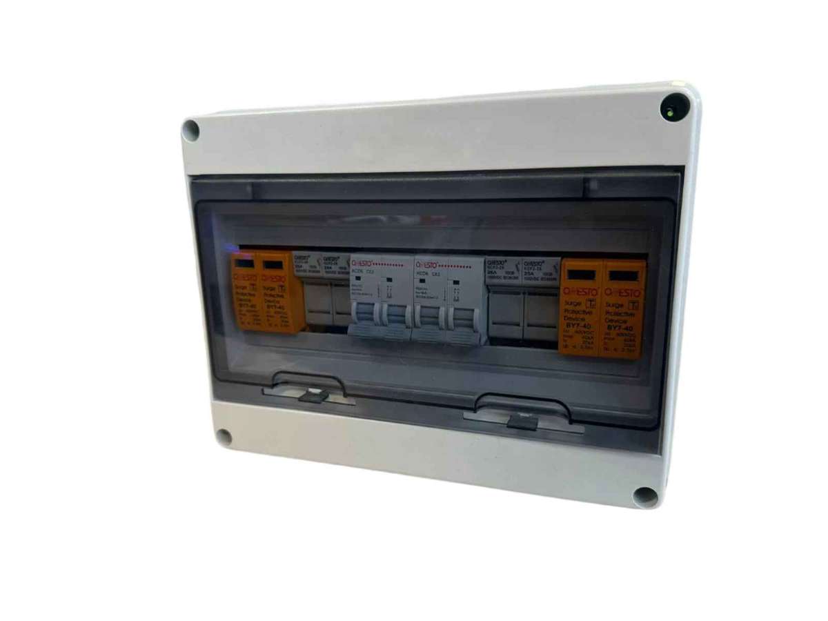 2 In 2 Out DC PV Populated Distribution Board Box-ONESTO