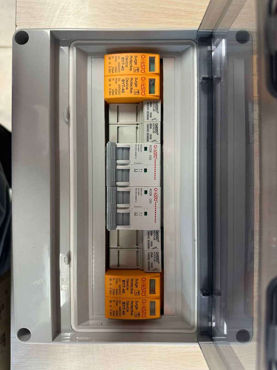 2 In 2 Out DC PV Populated Distribution Board Box-ONESTO
