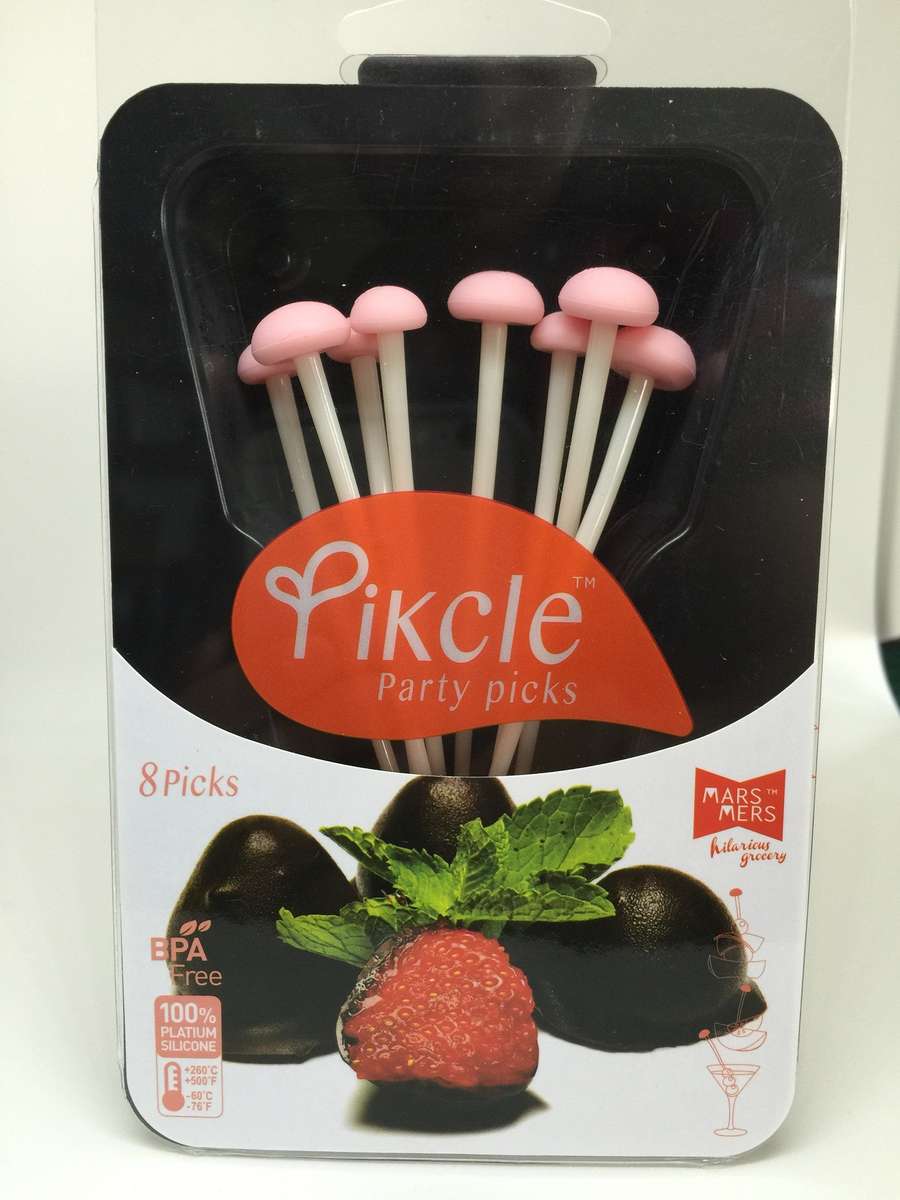 Pickle Party Picks | Pink | Mushroom