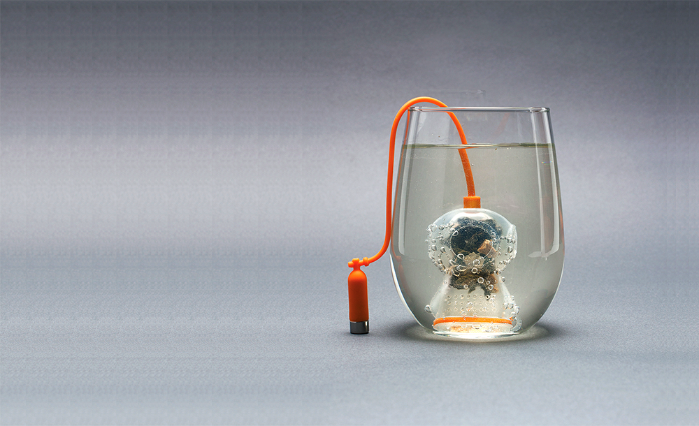 Tea Diver tea infuser | Orange