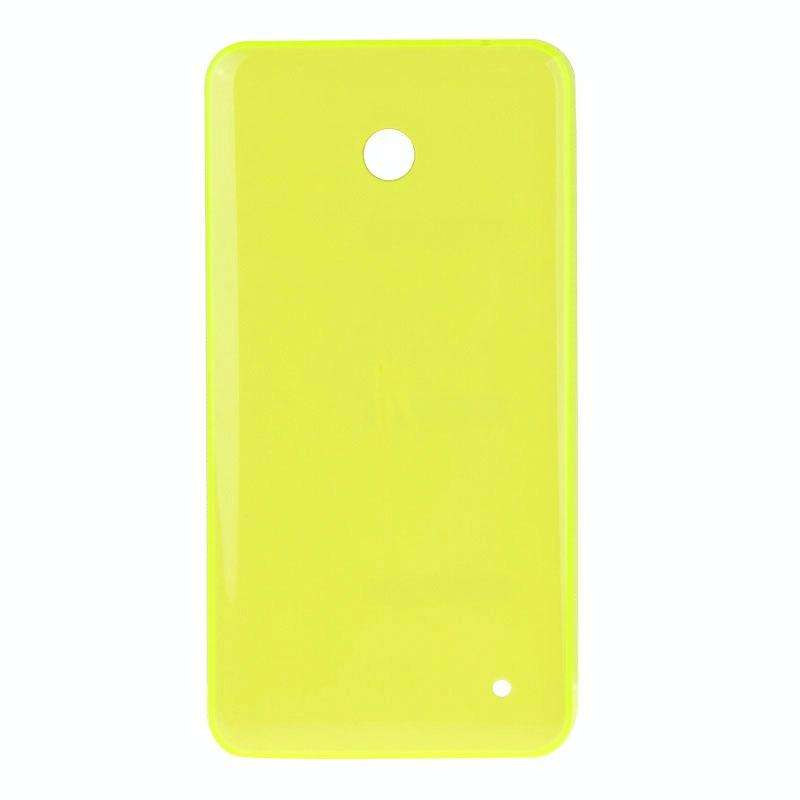 Housing Battery Back Cover + Side Button for Nokia Lumia 635(Yellow)