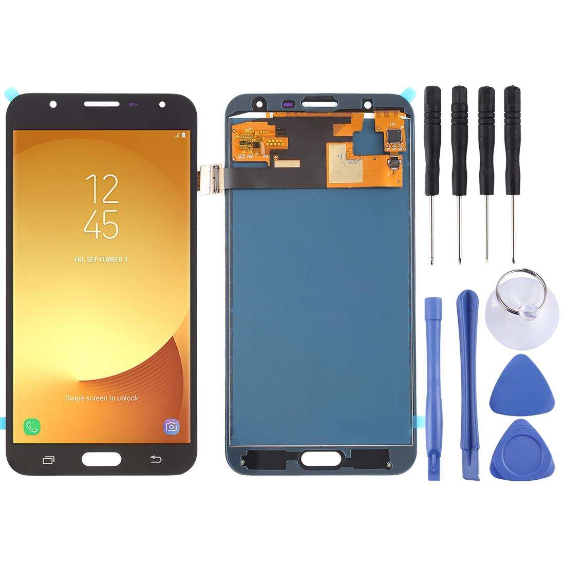 TFT LCD Screen for Galaxy J7 Neo, J701F/DS, J701M With Digitizer Full Assembly (Black)